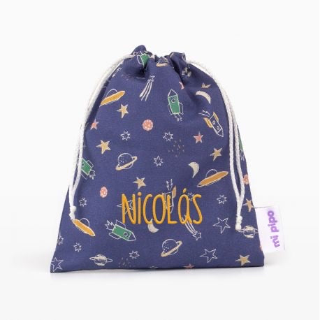 Bolsita Guardatodo Personalizada Bordada (Varios diseños)