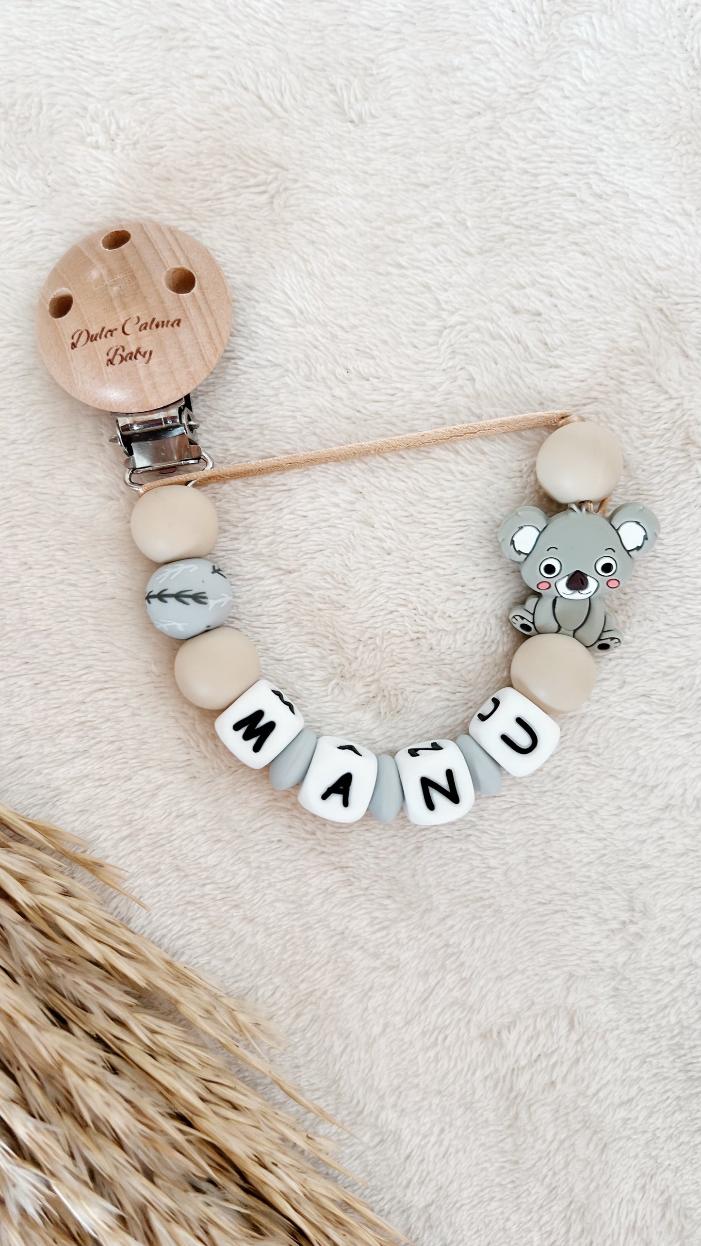 Chupetero Personalizado de silicona Animalia - Koala