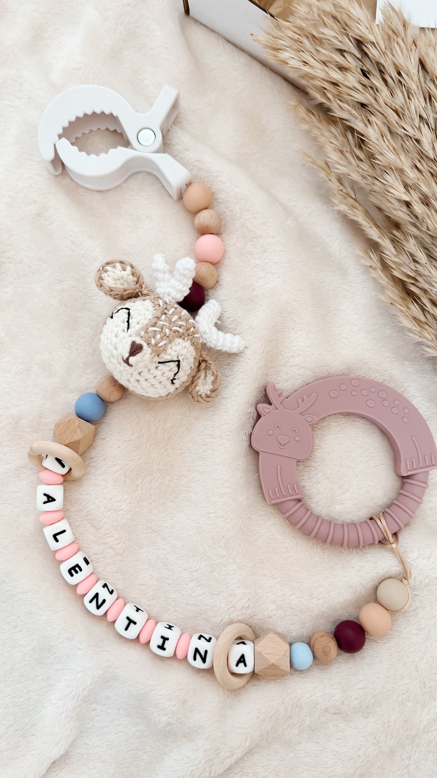 Pack Bienvenido Bebé “Little Deer” - Rosa Envejecido