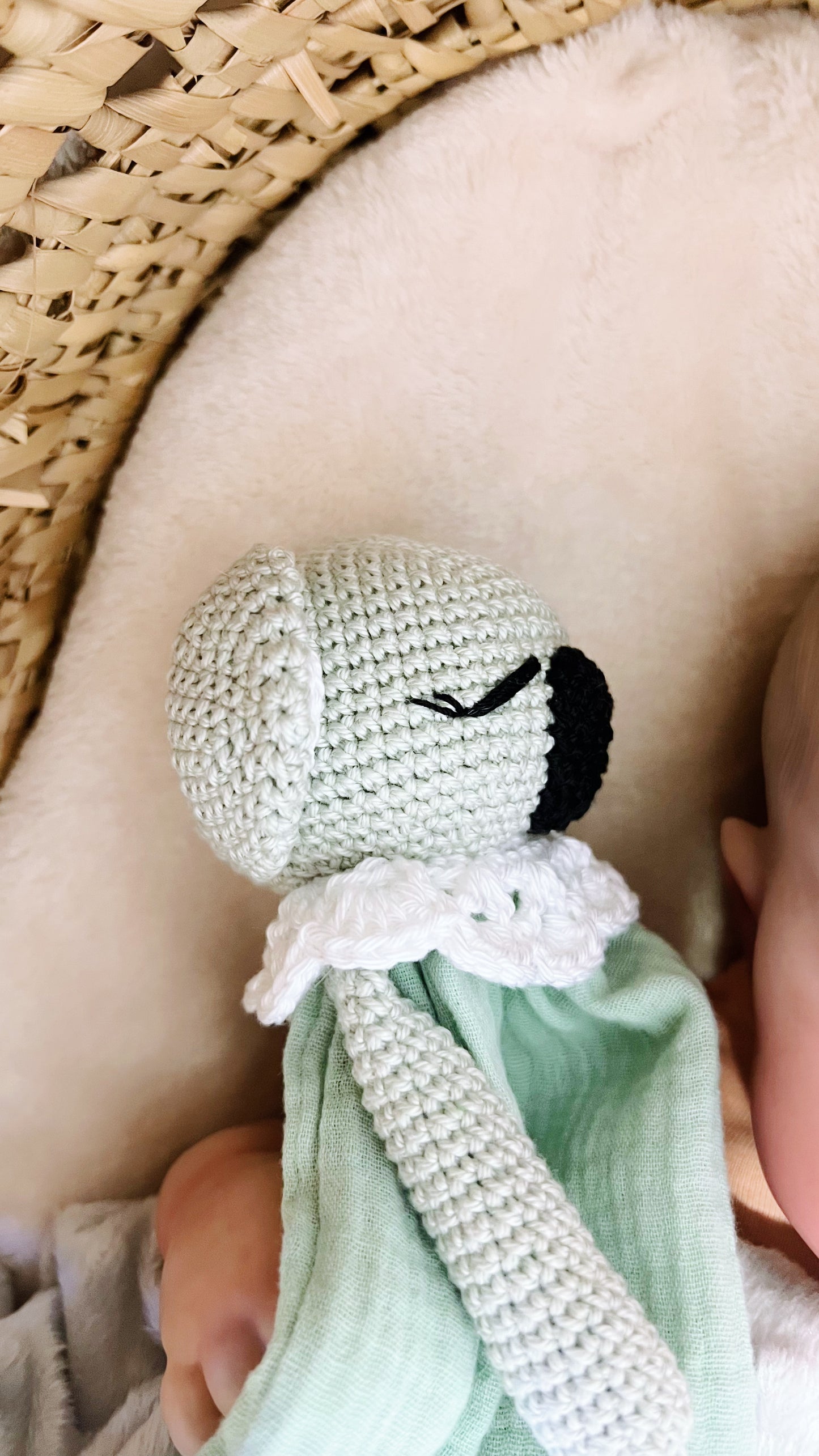 Doudou Muñeco de apego con muselina Personalizable
