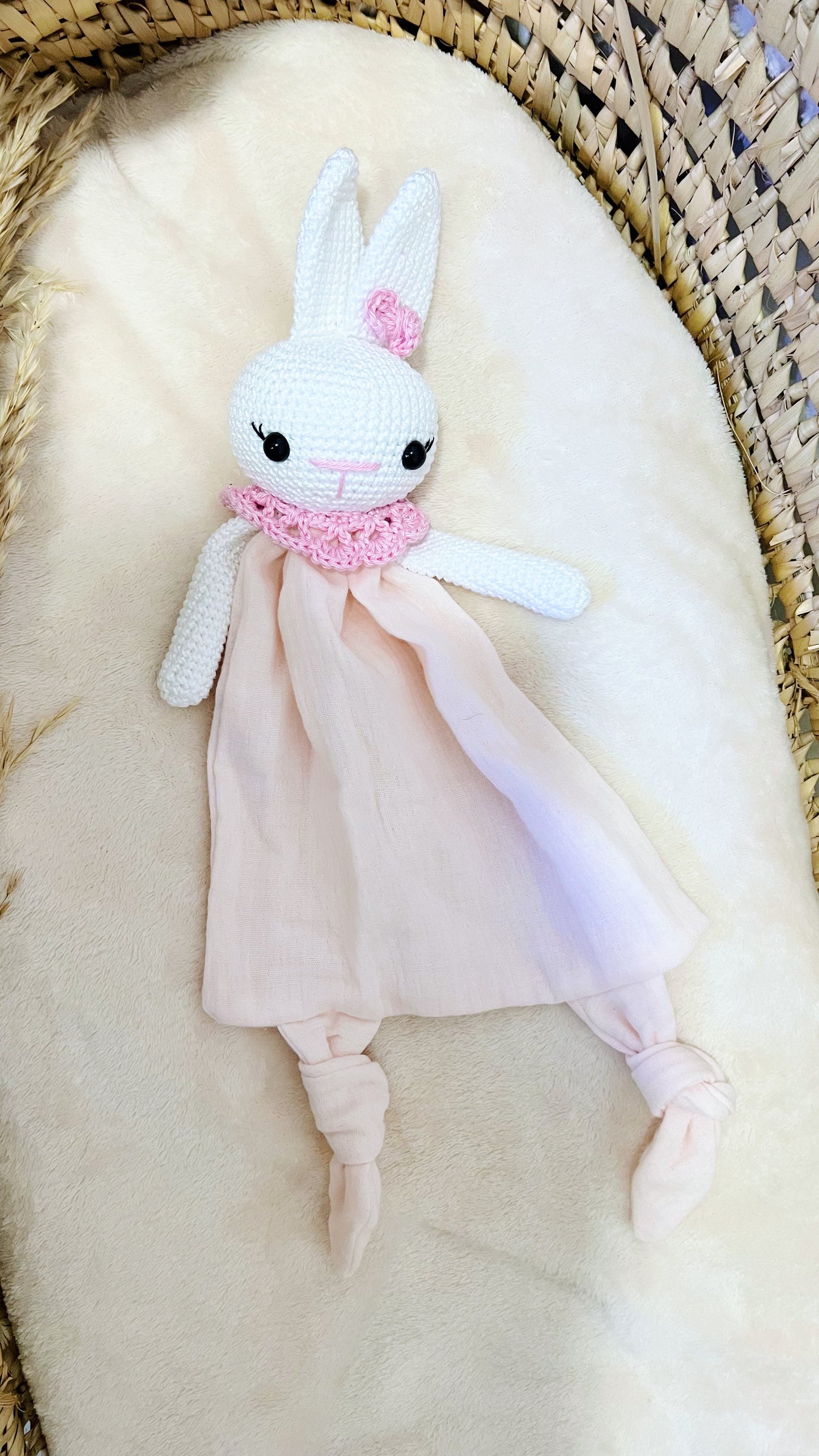 Doudou Muñeco de apego con muselina Personalizable