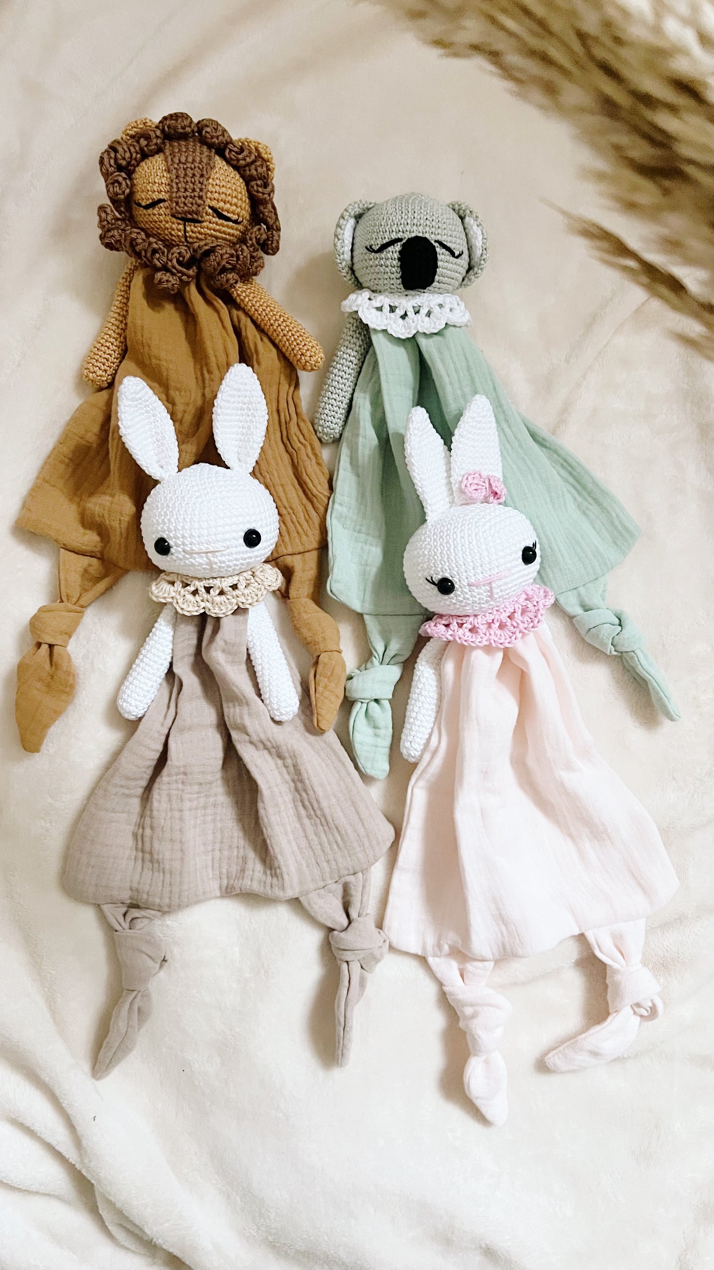 Doudou Muñeco de apego con muselina Personalizable
