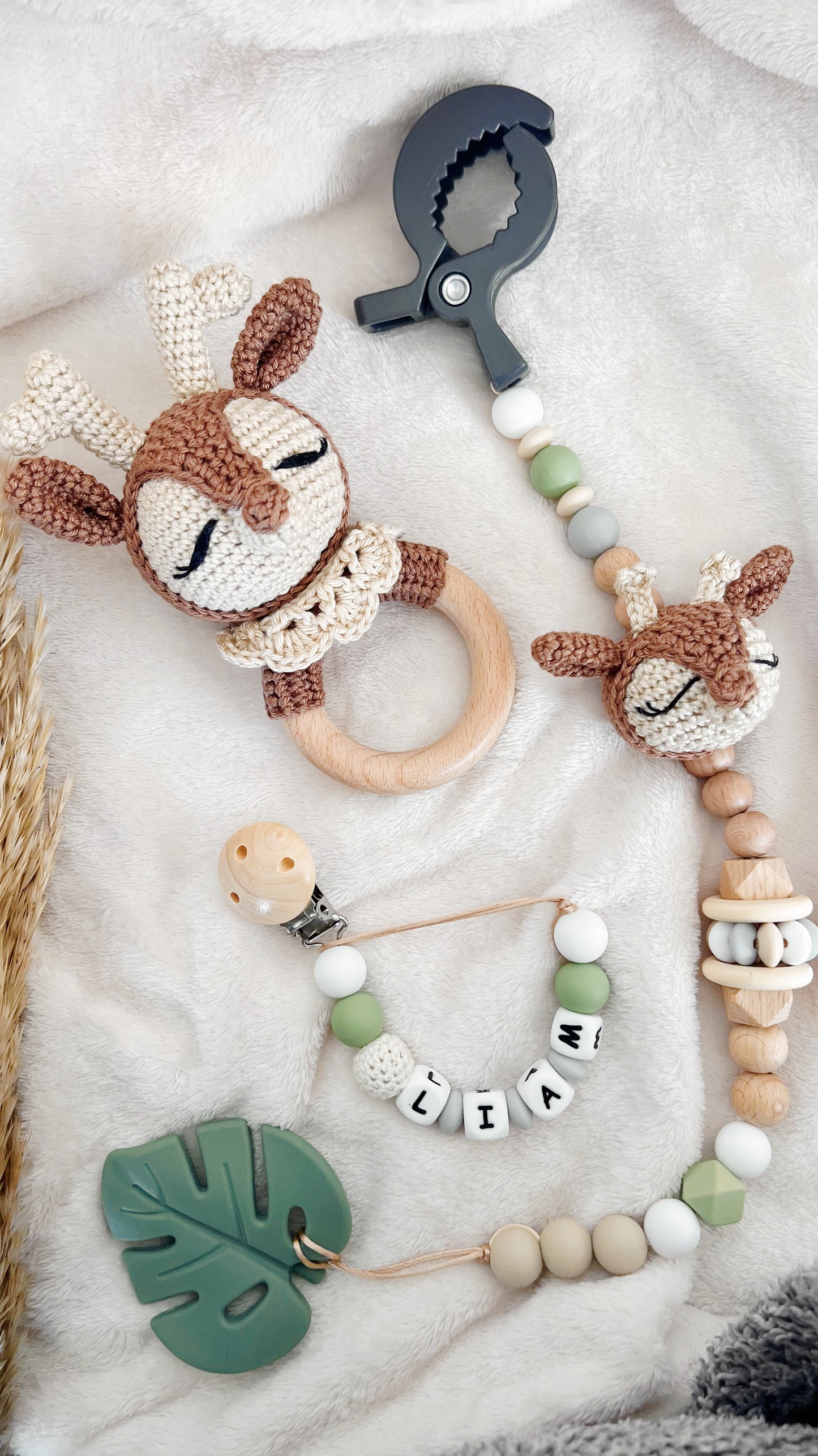 Pack Paseo Baby Deer - Oliva