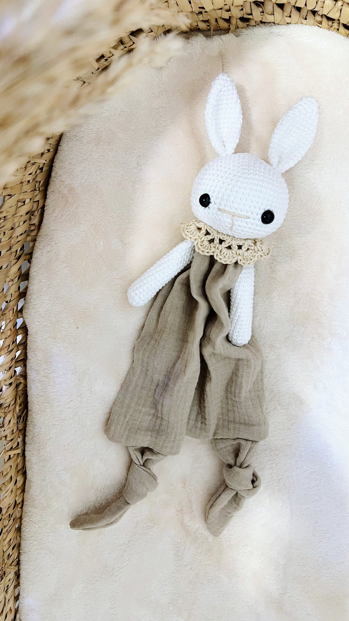 Doudou Muñeco de apego con muselina Personalizable