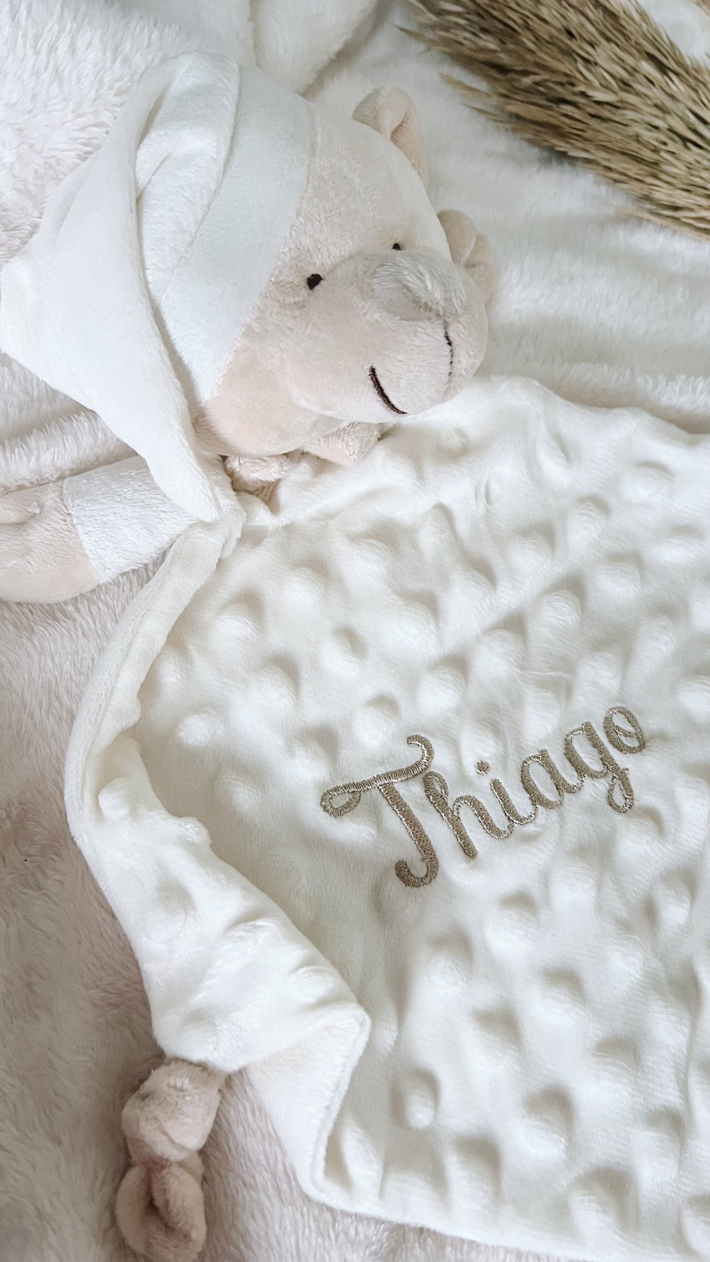 Doudou Osito Dormilón Personalizado Beige