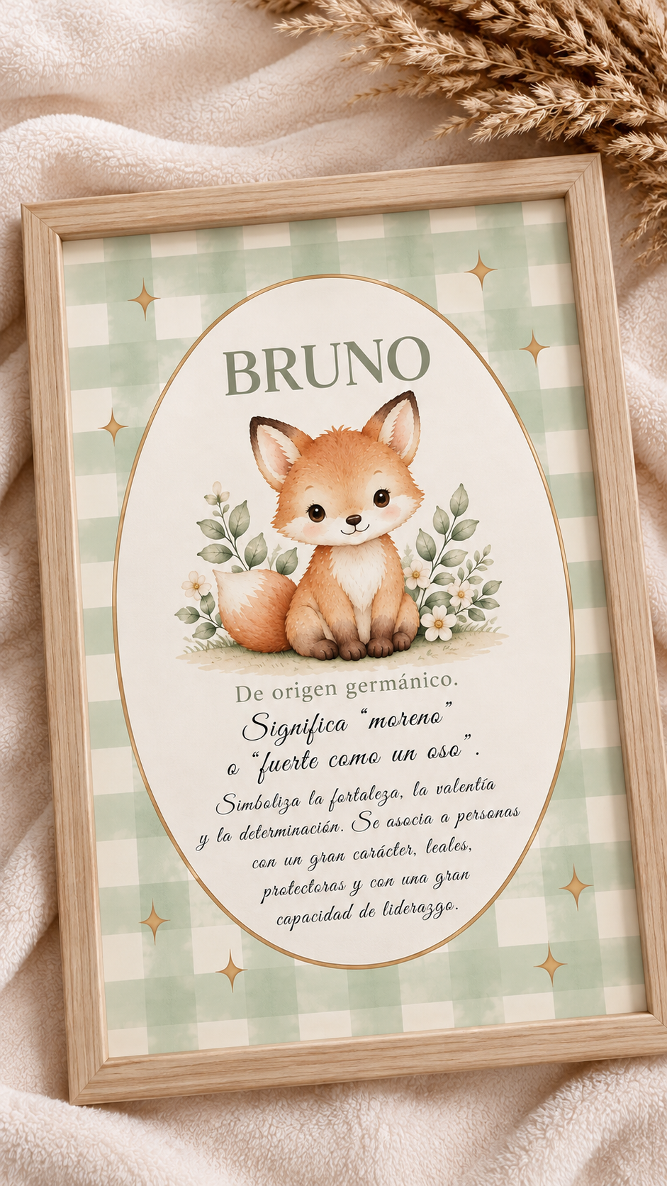 Lámina Vichy Foxy - Nombre y significado