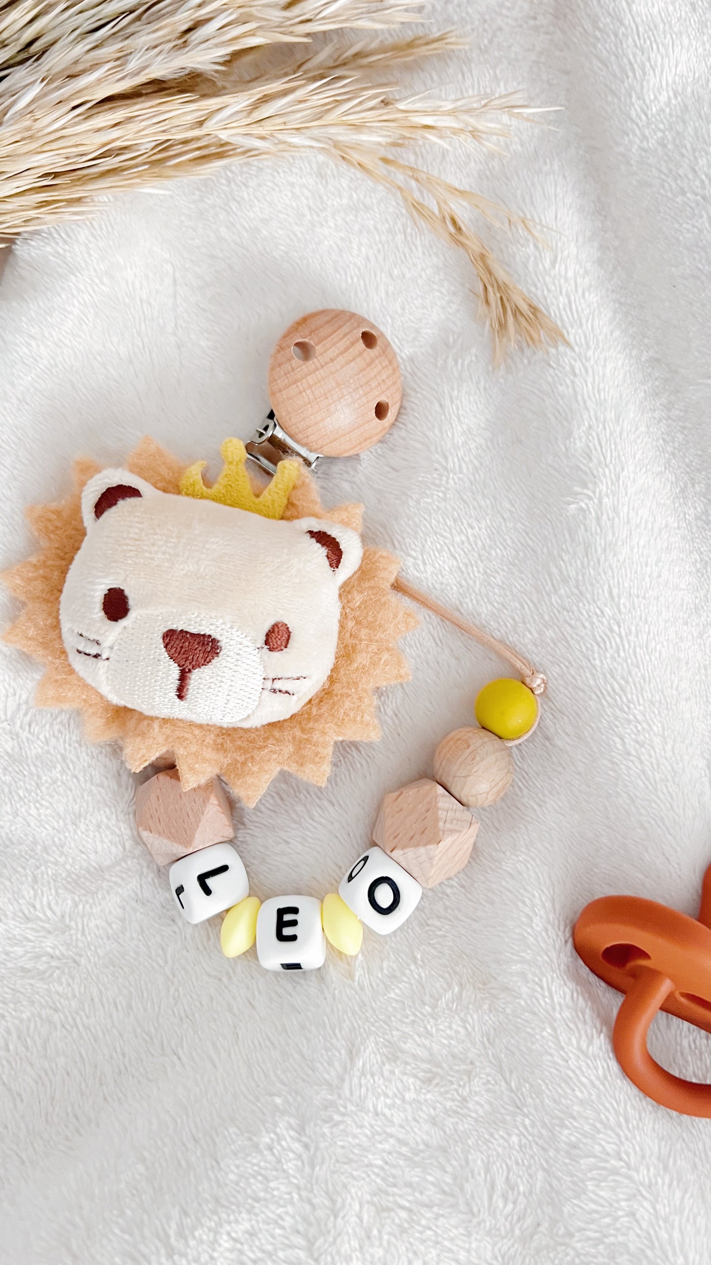 Chupetero Personalizado Fauna (modelo a elegir)