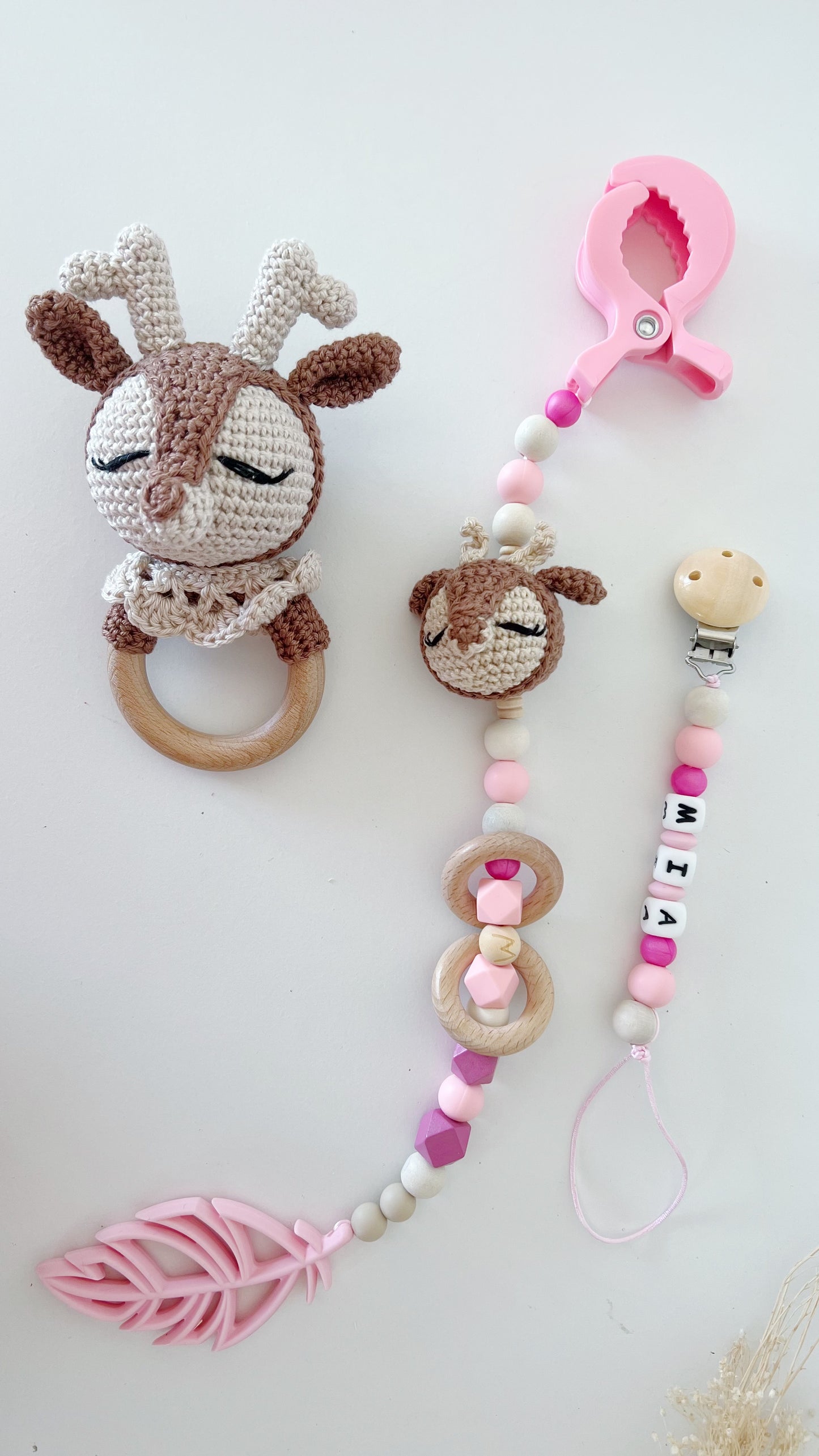Pack Paseo Baby Deer - Pink