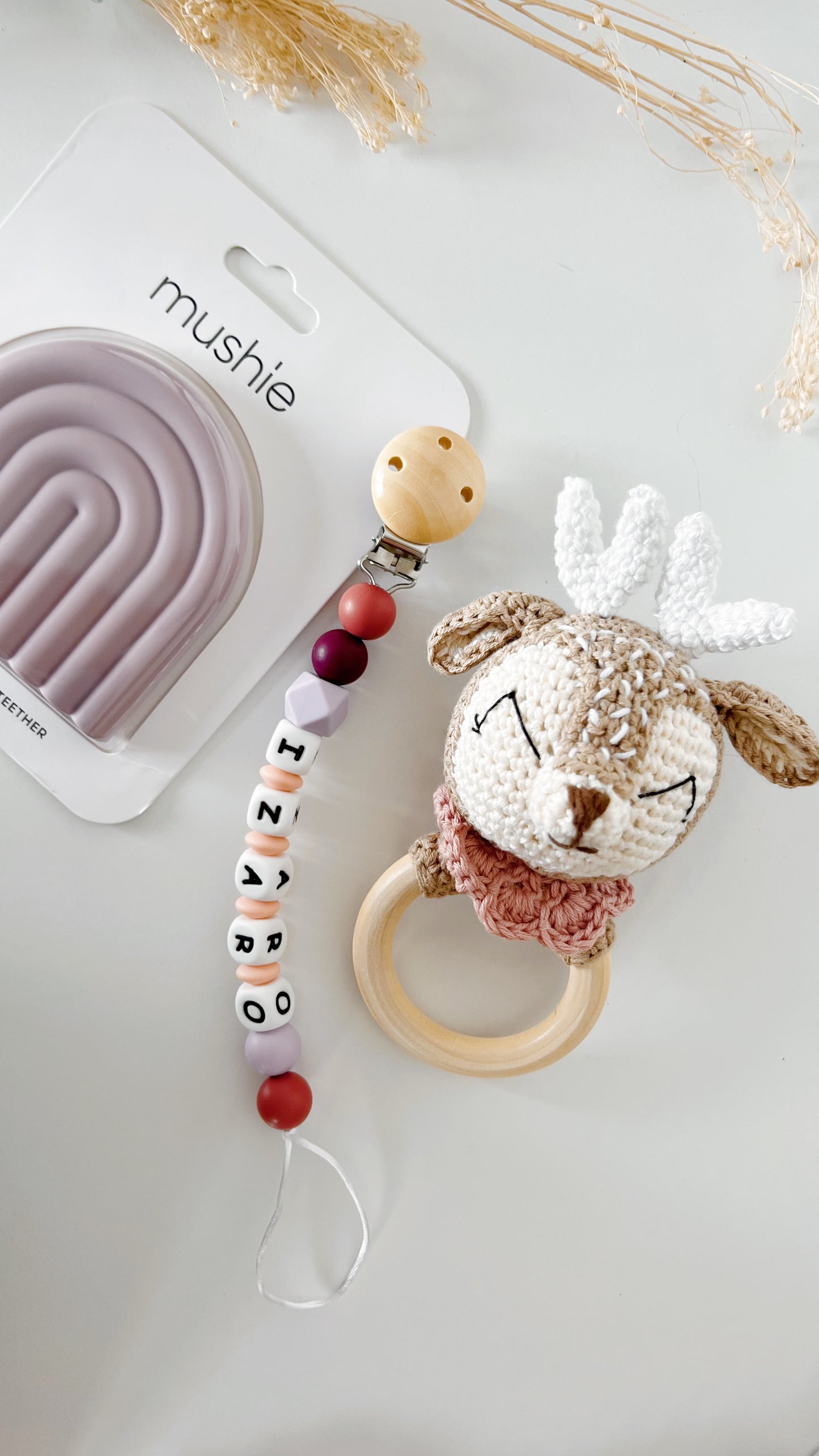 Sonajero Little Deer Rosado