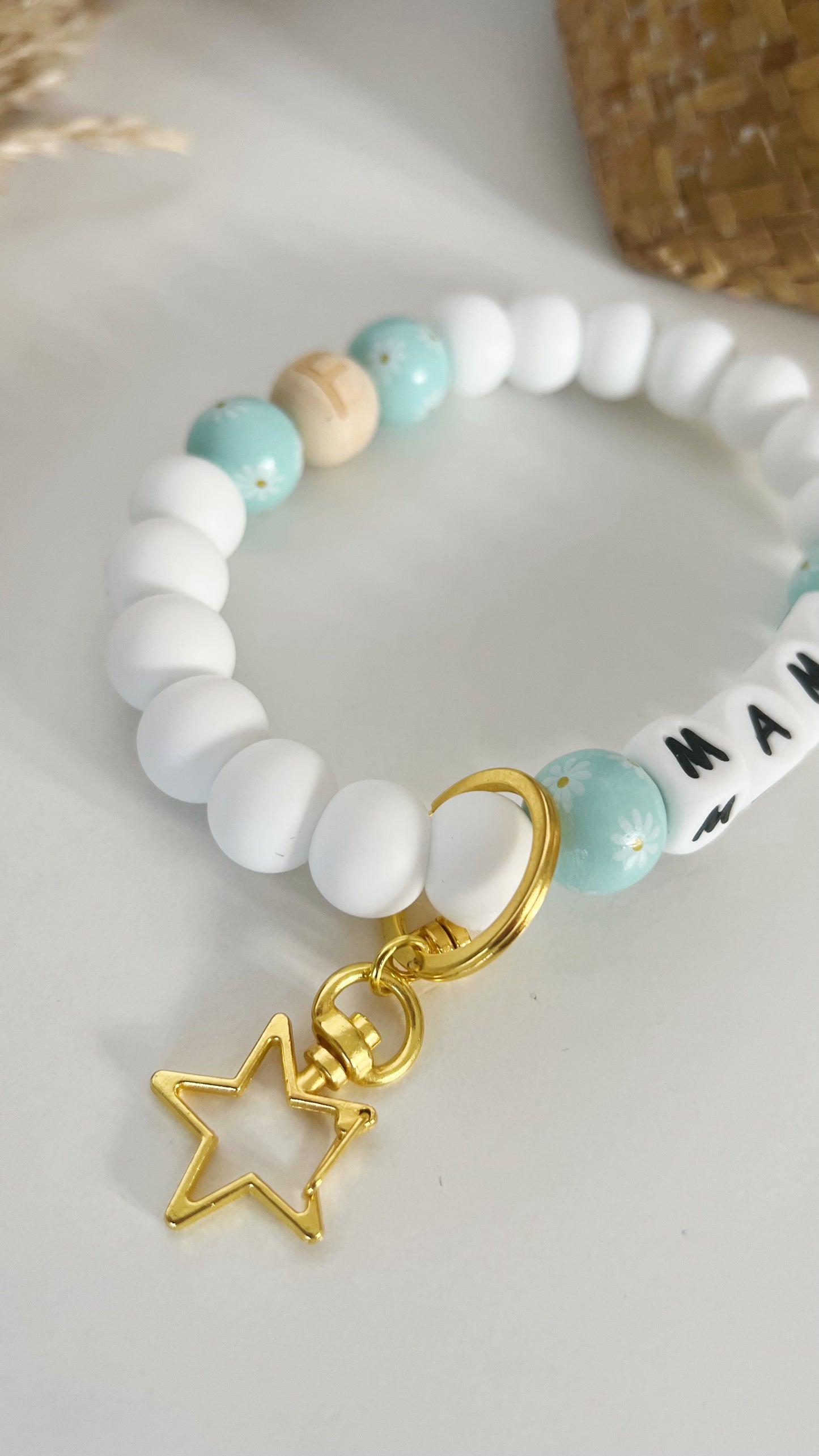 Pulsera Llavero Mamá
- Margaritas