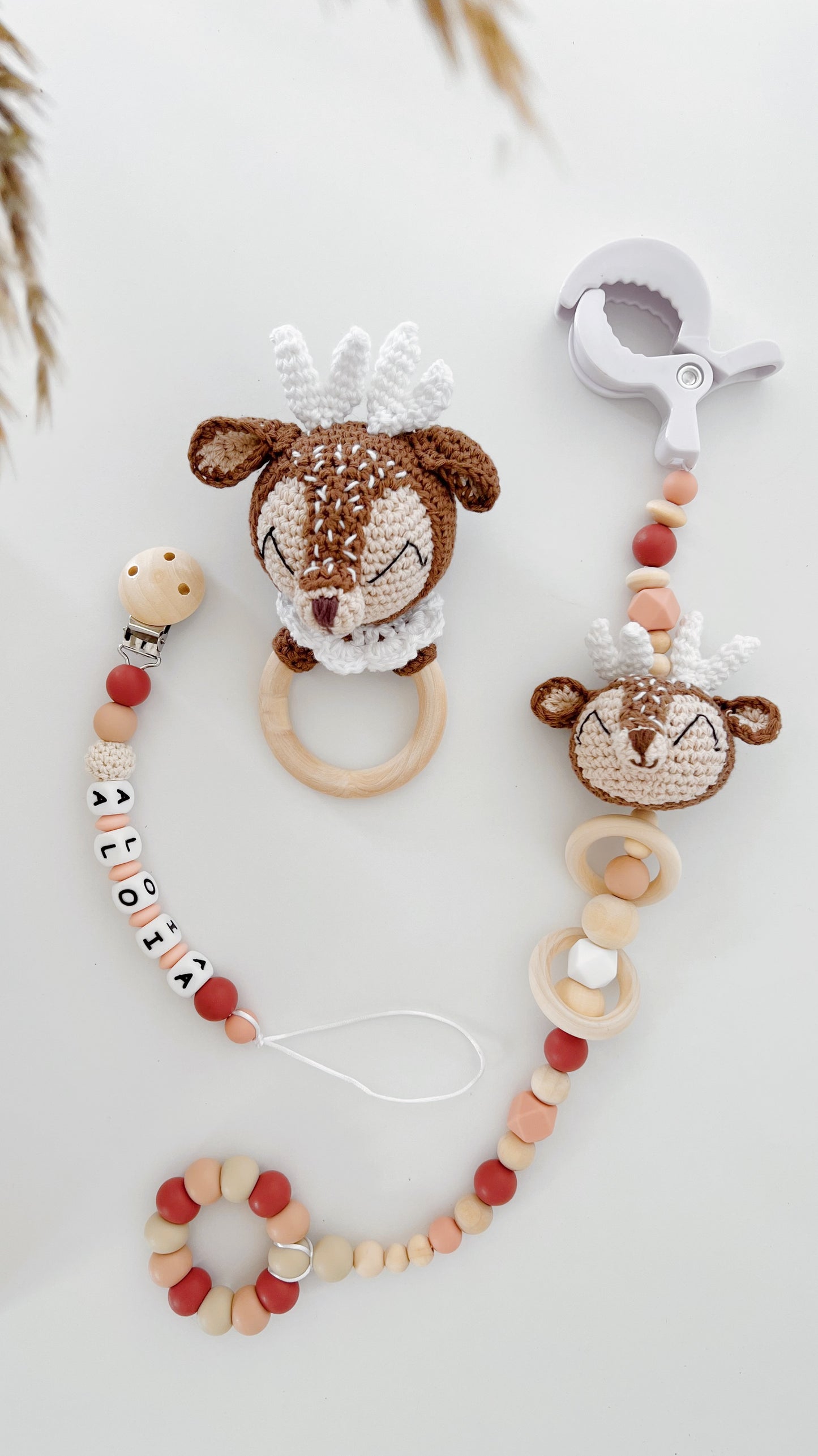Pack Paseo Little Deer (tonos peach boho)