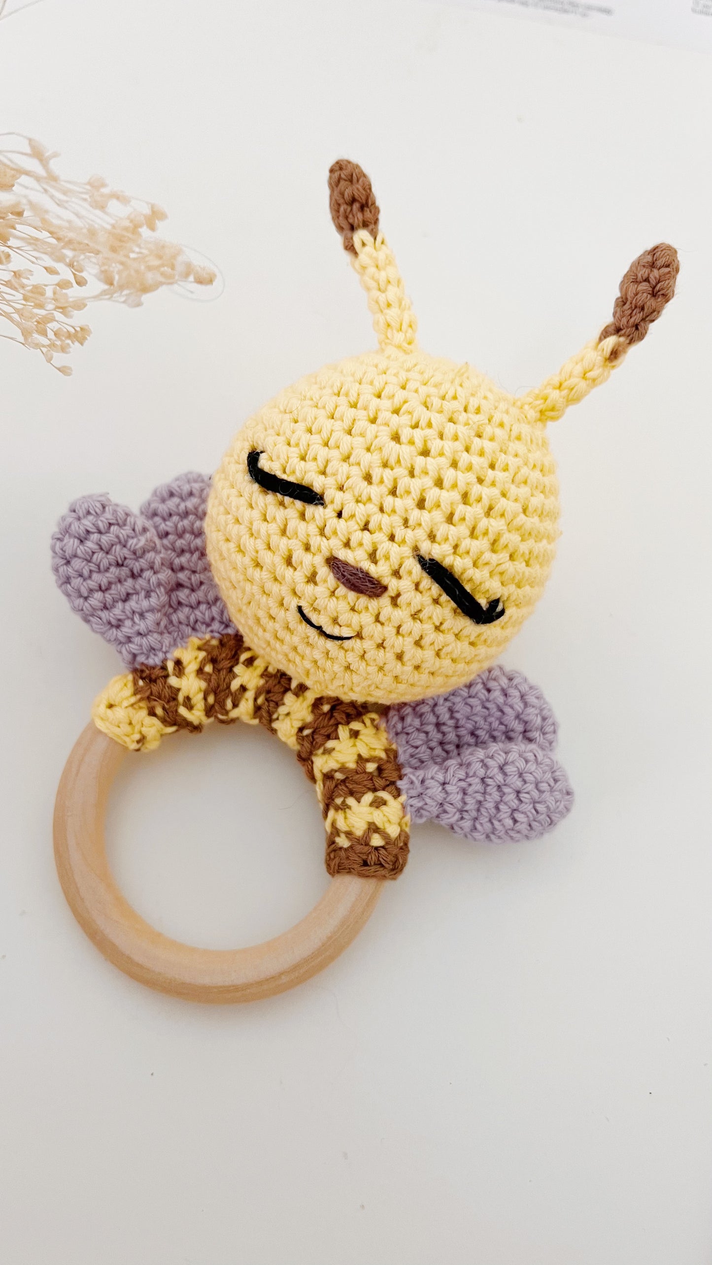 Sonajero Abeja - lila
