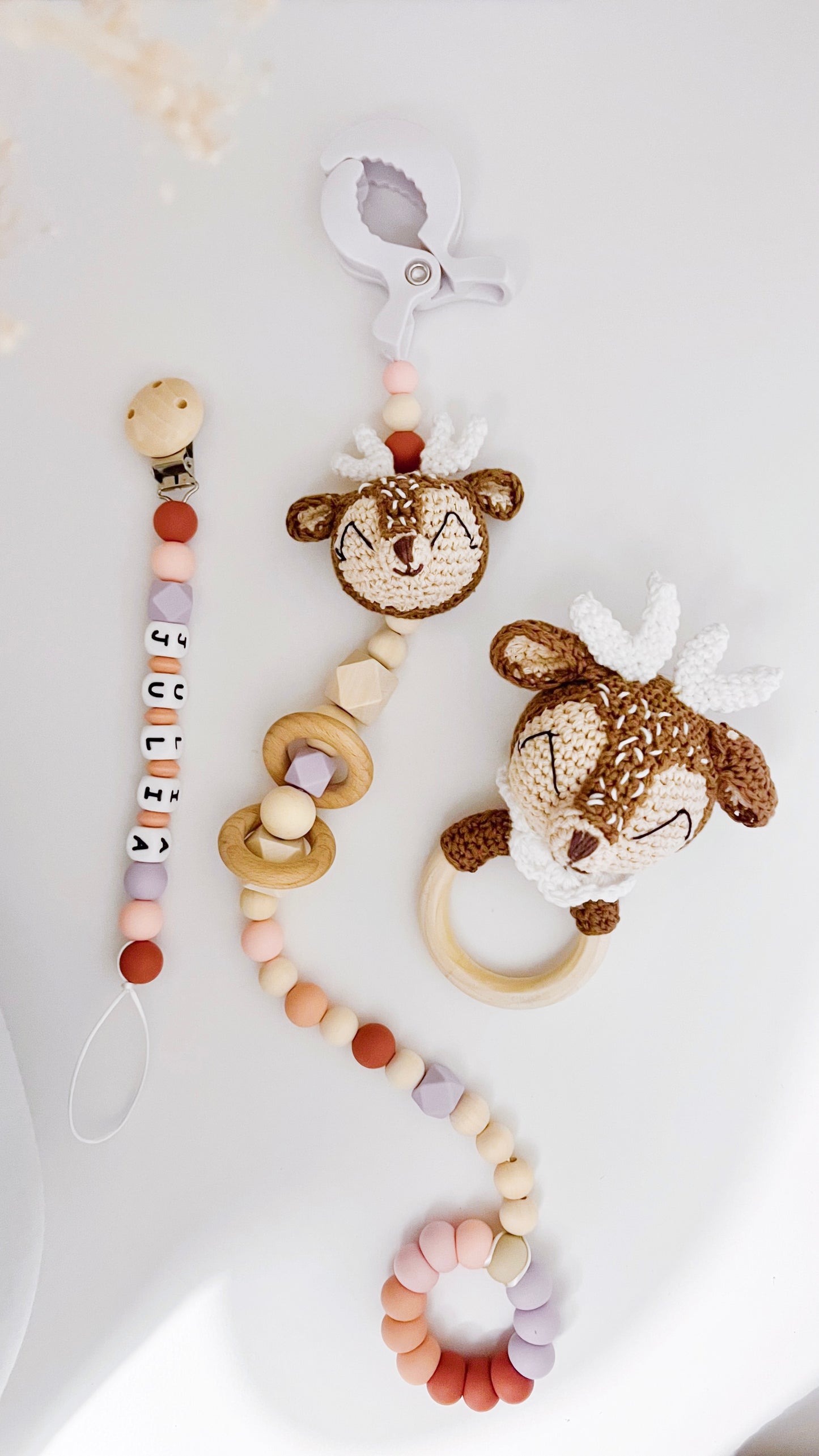Pack Paseo Little Deer (Tonos pétalo - lila)