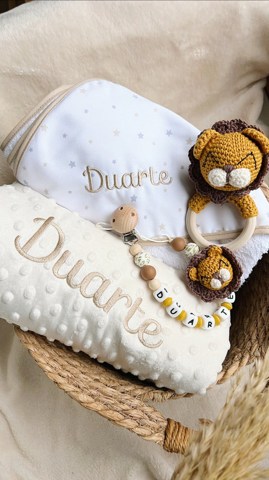 Canastilla Beige -León (ENVÍO GRATIS)