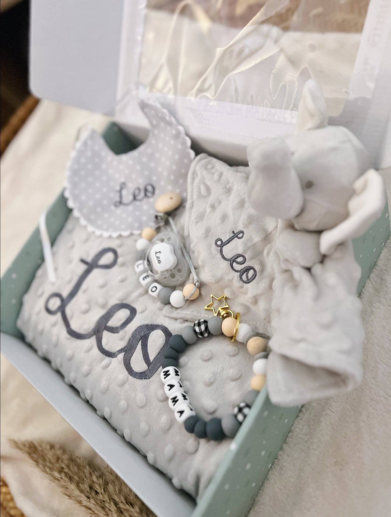 Cajita Premium Baby&Mum Gris