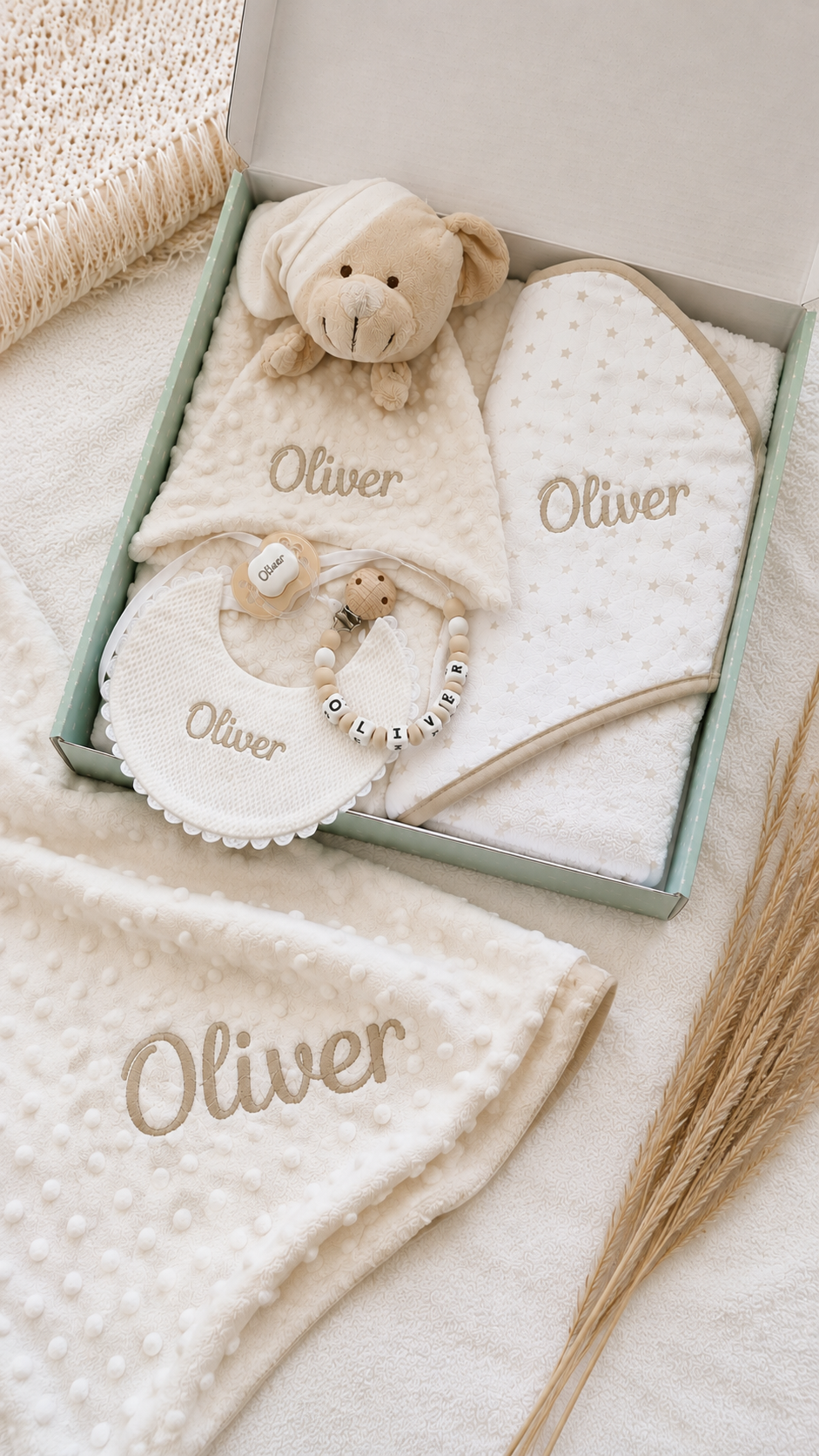 Canastilla Primeros Meses Beige