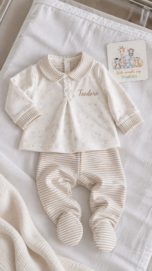 Primera Puesta Estrellas Beige