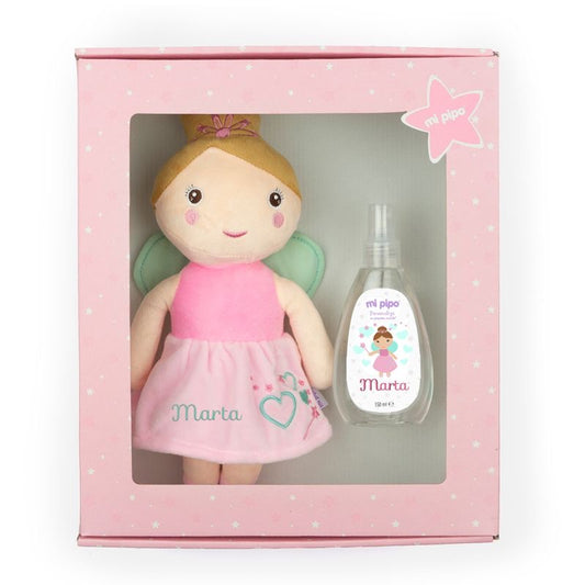 Cajita Muñeca Hada + Colonia personalizada