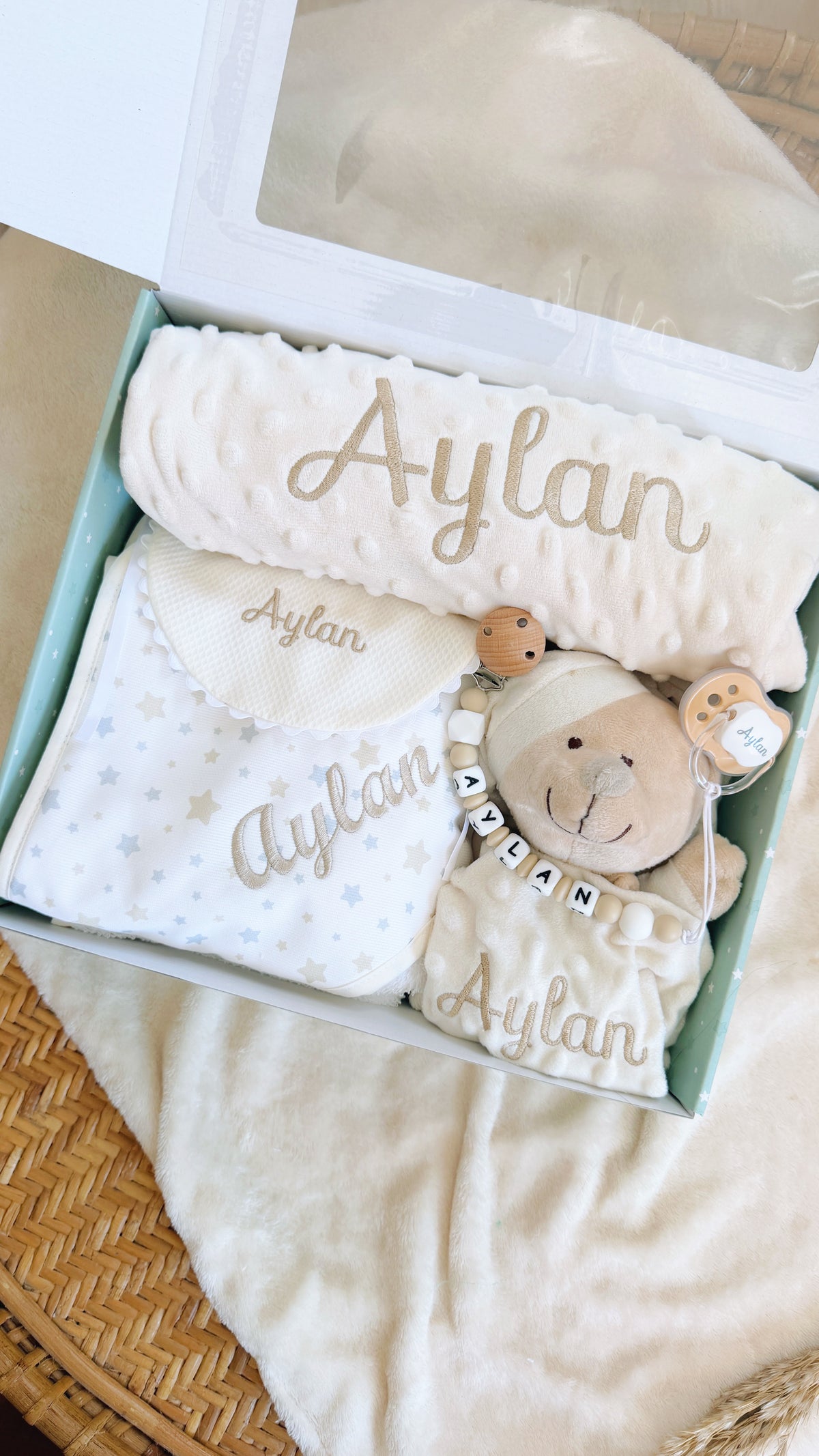 Canastilla Primeros Meses Beige