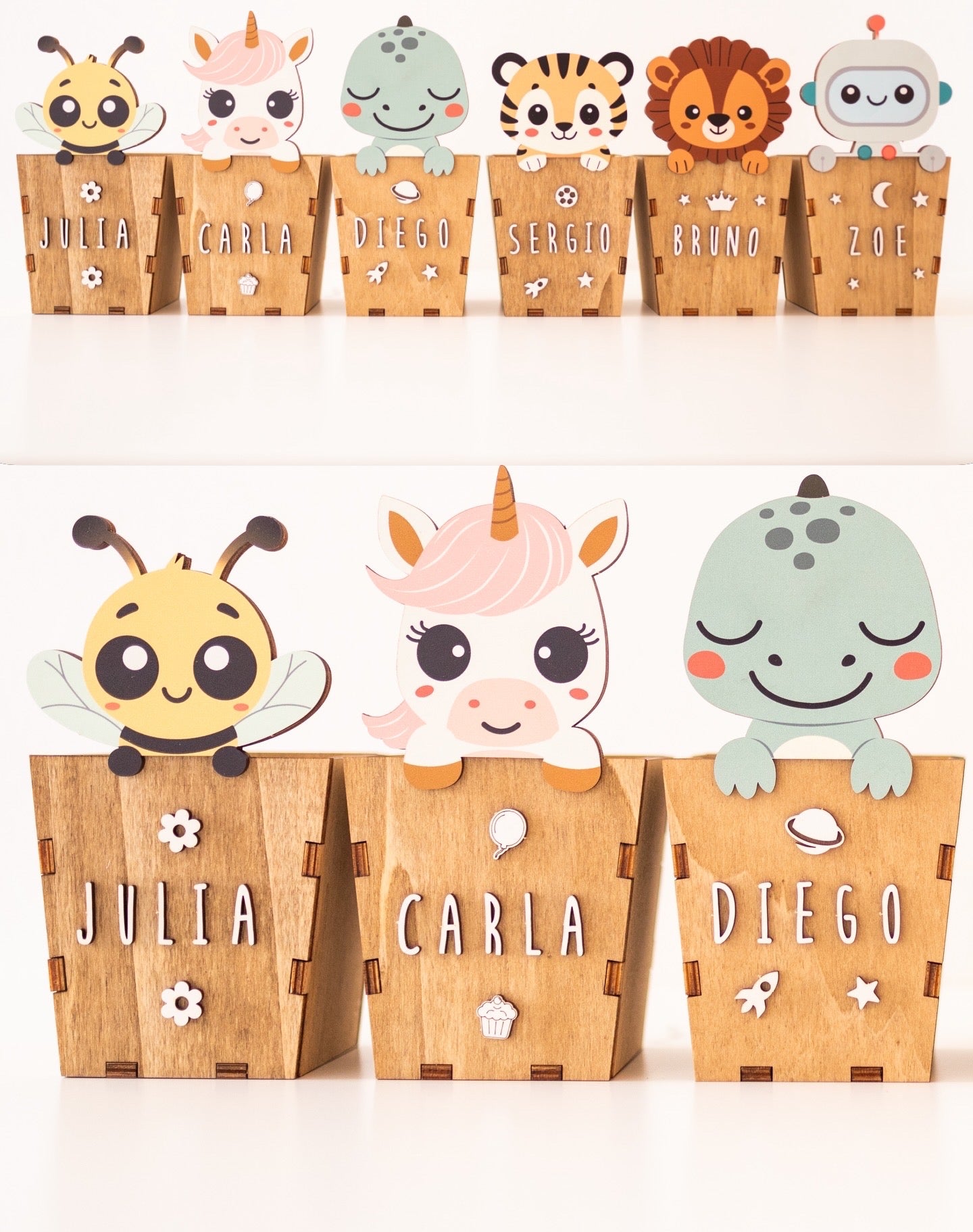 Cubilete de madera Personalizado