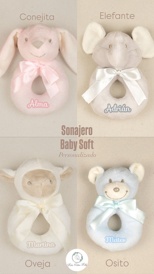 Sonajero Baby Soft Personalizado
