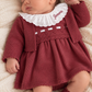 Vestido con Rebeca - Burdeos