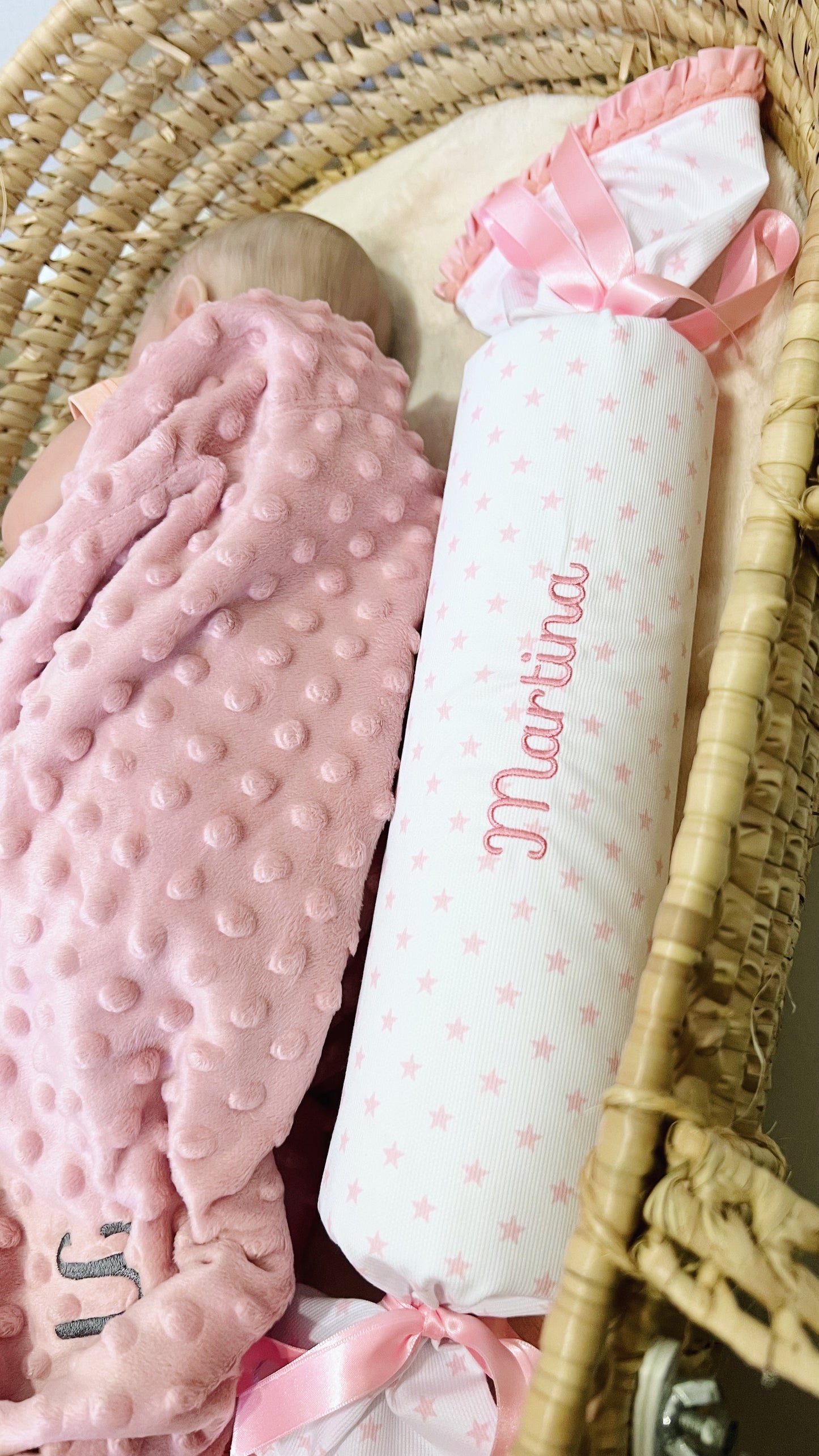 Cojín Antivuelco Caramelo Rosa