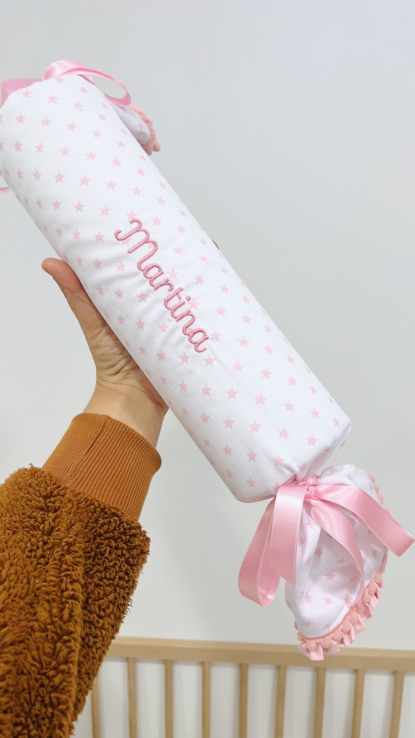 Cojín Antivuelco Caramelo Rosa