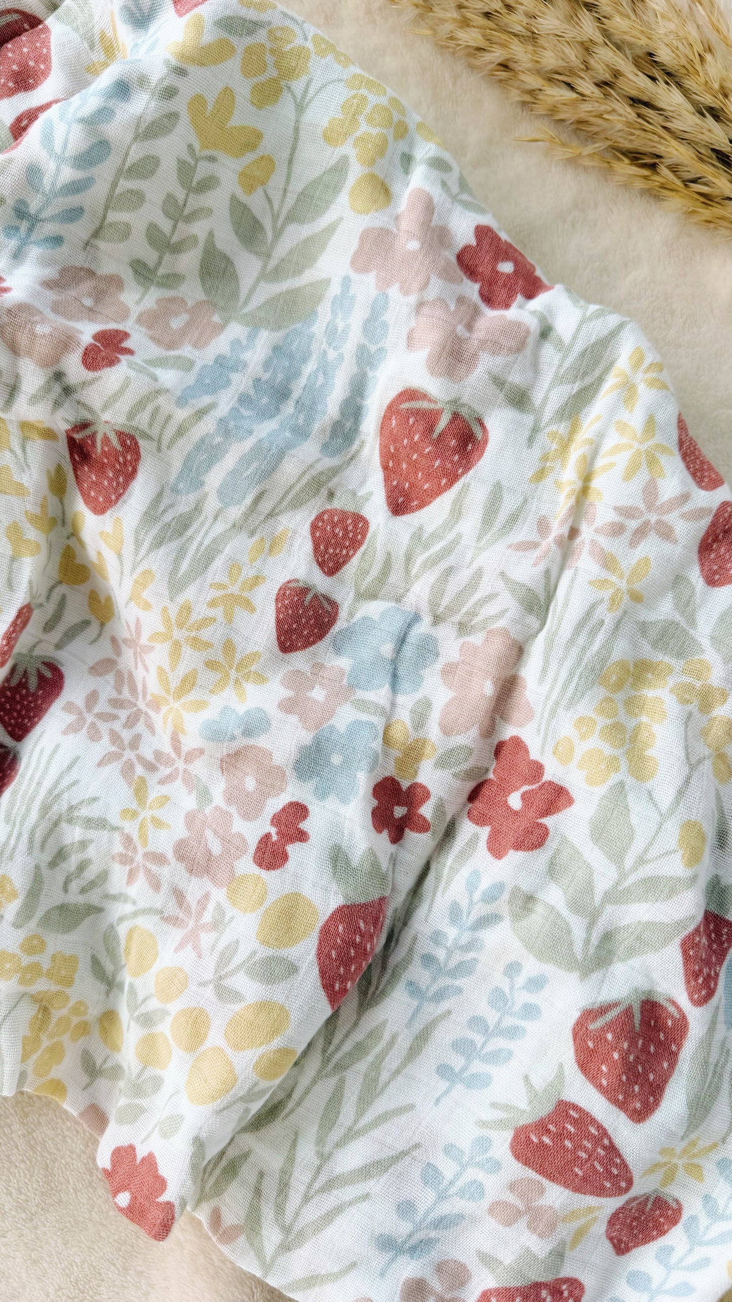 Muselina Fresas