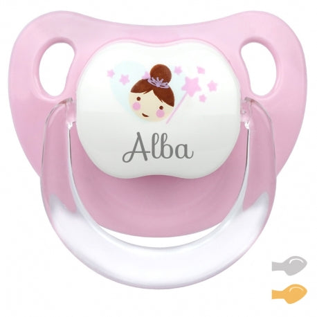 Dou Dou-Sonajero + Chupete Baby Hada Personalizados